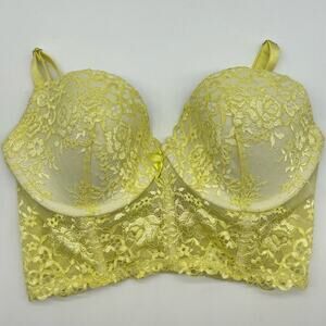 Victoria's Secret Yellow Corset Bra